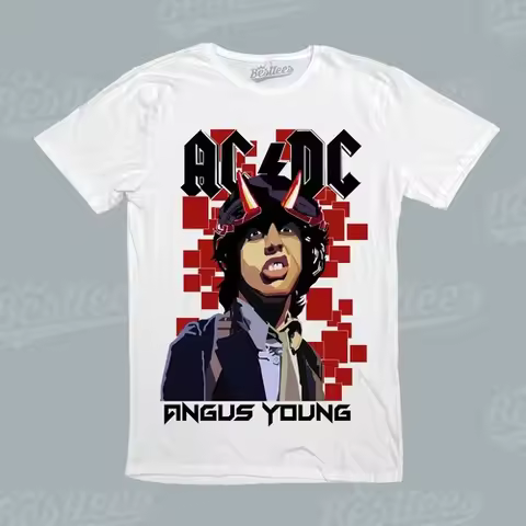 AC/DC Angus Young Metal Hard Rock Band Tee T-Shirt