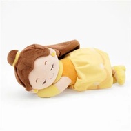 Disney 日本 迪士尼 美女與野獸 貝兒 睡覺 抱枕 毛公仔