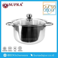 PREMIUM Supra Stainless Cookware Soup Pot 10 qt 9.5 Liter Stainless Steel Pot/