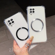 Casing Samsung A42 M42 Phone Case Magnetic Transparent Four Corners Shockproof New soft Case