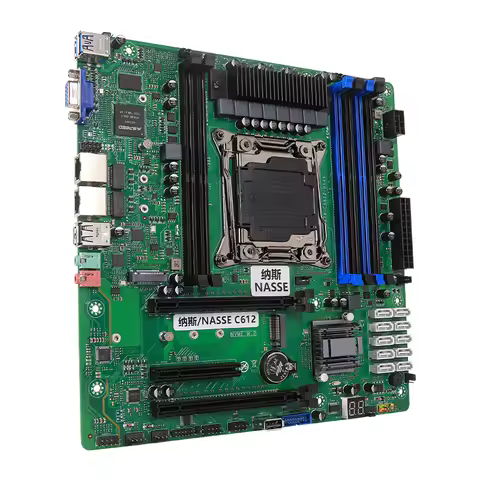 C612 Nas Black Synology NAS Soft Router Industrial Control Computer Motherboard X99 Split Storage Se