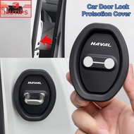 4Pcs/Set Haval Car Silicone Door Lock Cover Car Shock Door Latch Protection Pad For H6 Jolion H2 H2s