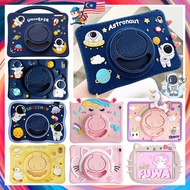 Samsung Galaxy Tab A9 Plus A8 X200 T290 295 A7 S6 Lite T220 T225 Cartoon Astronaut 360 degree rotati