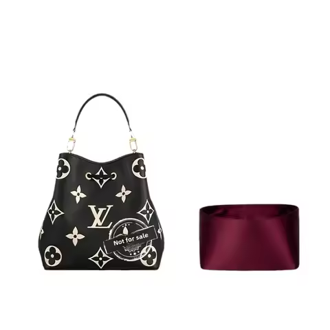 New LV NEONOE Bucket Bag Single Layer Inner Pouch Acid Silk Storage Bag Protective Inner Pouch Tote 