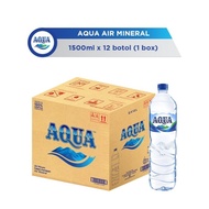 Terbaru Aqua Air Mineral 1500Ml/Aqua 1.5 Liter/Air Mineral/Isi 12 Botol Terlaris