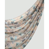 Printed Pleated Shawl in Bora Design