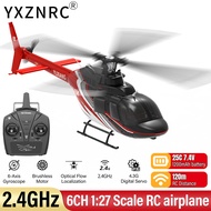 YU XIANG RC Airplane 2.4G 6CH Aileronless Simulation Bell-206 Helicopter Brushless Motor 6-Axis Gyro