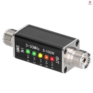 Indicator With 30 Mhz Meter 3-30mhz Indicator M Female Swr Meter 3-30mhz 5 Leds Swr 3 - Indicator ] 5 Mhz Meter 5 Led With Indicator With Led 5 [ ] Swr Female Meter Swr [ Led With