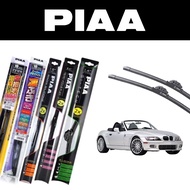 PIAA BMW Z3 (E36/E37/E38) 1994-2002 Wiper Si-Tech Super Graphite Aero Vogue Flex Radix Silicone Vipe