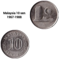 koin Malaysia 10 sen seri pertama 1 keping
