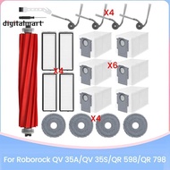 Replacement Parts for   35A  35S QR 598 QR 798 Robotic Vacuum Cleaner Accessories