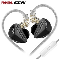 FAAEAL CCA HM20 HiFi Wired Earphone 1DD+7BA Hybrid Technology In Ear Earbuds Noice Cancelling Headse