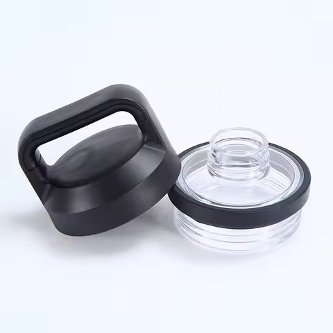 Screw Top Lid Replacement for YETI Rambler Bottle 18/26/36/46/64oz, Compatible with YETI Chug Cap Re
