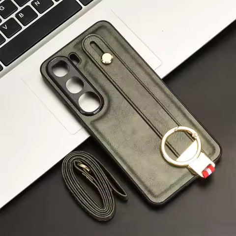 For Vivo V40 Lite 4G Wristband Ring Case TPU Back Cover Dust Box Suitable for Vivo V40 Lite 5G Wrist