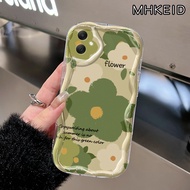 MHKEID Casing Hp Samsung Galaxy A05 A05s Case cantik dan personalisasi HP Kesing pola bunga Casing k