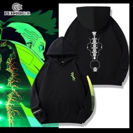 Edgerunner Cyberpunk Pullover Hoodie - Oversized Gorpcore Techwear Anime, UV Protection Air-Con Room