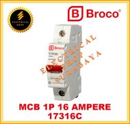 BROCO MCB 1P 2A 4A 6A 10A 16A 20A 25A 32A 40A (HARGA GROSIR) PEMUTUS ARUS SNI ORIGINAL ORI PROMO MUR