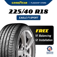 [Installation Provided] Goodyear 225/40R18 Eagle F1 Sport Tyre (Worry Free Assurance) - Mercedes CLA