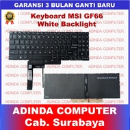 MSI GF66 White Backlight Keyboard