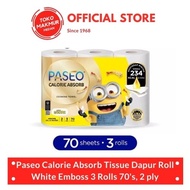 Tissue PASEO KITCHEN TOWEL CONTENTS 3 ROLL 70 S