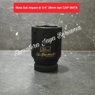 MATA 38mm DR 3/ 4" (6pt) impact Socket wrench 3/4 inch 38 MM Deep Impact Socket CR-V SJB