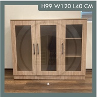 3 Doors Side Cabinet-Almari Dapur-Kitchen Cabinet-Cabinet Dapur-Almari Kabinet Dapur-Storage Cabinet