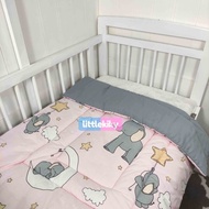 90 X 120 CM Baby Bedcover / Baby Blanket / Baby Bedsheet (SL 33) - SL 2Pink