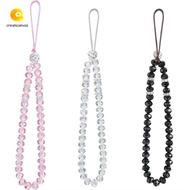 CREAMCANVAS​ Phone Case Rope Bling Crystal Beads Mobile Phone Bracelet Bags Ornaments Accessories Ph