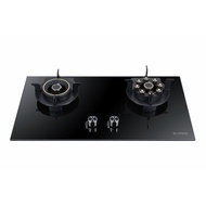 Meymey เตาแก๊สแบบฝังอัจฉริยะ หน้ากระจก 2 หัวเตา CYCLONE KM-01