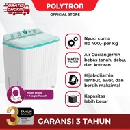 mesin cuci polytron 2 tabung 10 kg