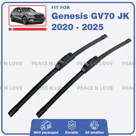 Front Wiper Blades For Genesis GV70 JK 2020 - 2025 Set Brush Window Windscreen Windshield Rubber Bru