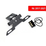 ใช้ได้กับยามาฮ่า YZF-R6ยามาฮ่า R6 2006-2016 2017-2021ดัดแปลงอุปกรณ์เสริมกรอบป้ายทะเบียนรถขายึดป้ายทะ