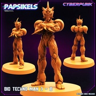 Bio Techno Man 3 [B]-Bio-Booster-Humanoid/32mm scale 3D printed miniature PSK