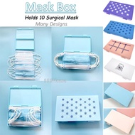 Mask Keeper Box / 10 Surgical Masks Holder Case / Face Mask / Kids Facial Mask /