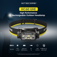 NITECORE - HC60 UHE LED Headlamp 6 Core 4000 mAh IP68 1600 Lumens - Black