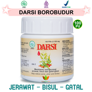 BOROBUDUR DARSI 100 PIL JAMU OBAT HERBAL JERAWAT BERSIH DARAH KOTOR GATAL BISUL ARSIH