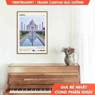 Wall paintings, Oil Paint, India Wall Art, India Poster, India Photo, India Wall Decor, Mumbai, Asia