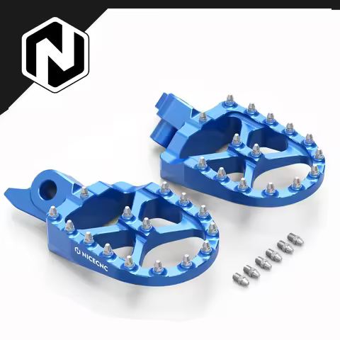 NICECNC For Yamaha YZ450F YZ 450F 2023-2026 Forged Foot Pegs Footrest WR450F WR 450F 2024-2025 YZ250