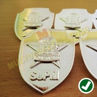 Pin Osis SMP SMA SMK Logam Custom Nama Sekolah - Bros OSIS Silver