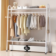 ST/🧿Suqian Pupil Skirting Line Heater Clothes Hanger Household Drying Rack Indoor Floor Drying Clothes Rack Storage Coat