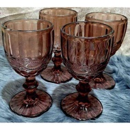 4 pcs Water Goblet / Drinking Glass