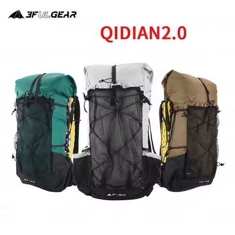 3F UL GEAR 40L+16L QIDIAN2.0 Ultralight Camping Backpack Fashion Women/Men Outdoor Sport Bag Waterpr