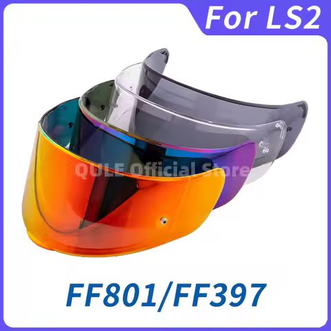 Motorcycle Helmet Visor for LS2 FF397 FF801 Clear Smoke Multicolour Silver Shield Vizard Suitable fo