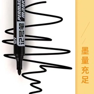 100 Waterproof Markers Black Oil Non-Erasable Big Head Pens Logistics Pens Dedicated Extended Marker