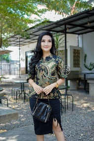 Batik Lompong---BAJU BATIK WANITA ATASAN NEW FASHION VIRAL