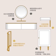 Minimalist dressing table, light luxury, high-end bedroom modern minimalist net red dressing table, small apartment storage cabinet one table