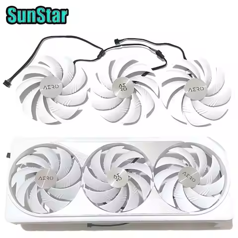 NEW Original 107MM RTX 4080 4090 AERO GPU Cooler Cooling Fan and Casing For Gigabyte RTX 4080 Super 
