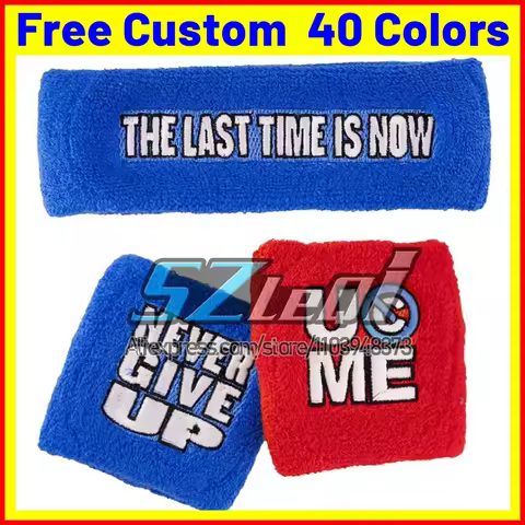 3ps/Set Wrist For JOHN CENA Brace Support Wrap Tennis Wristband Sports Sweatband Basketball Volleyba