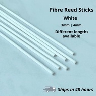 White Reed Sticks for Diffuser White 25cm 22cm 20cm 18cm 3mm 4mm Fragrance Aroma Essential Oil Bottle