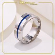 Silver Gold Black Couple ring men women unisex cincin emas bangkok wanita perempuan dan lelaki titan